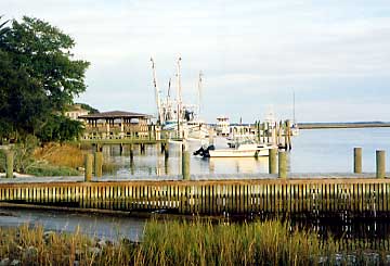 Boats on St. Marys waterfront